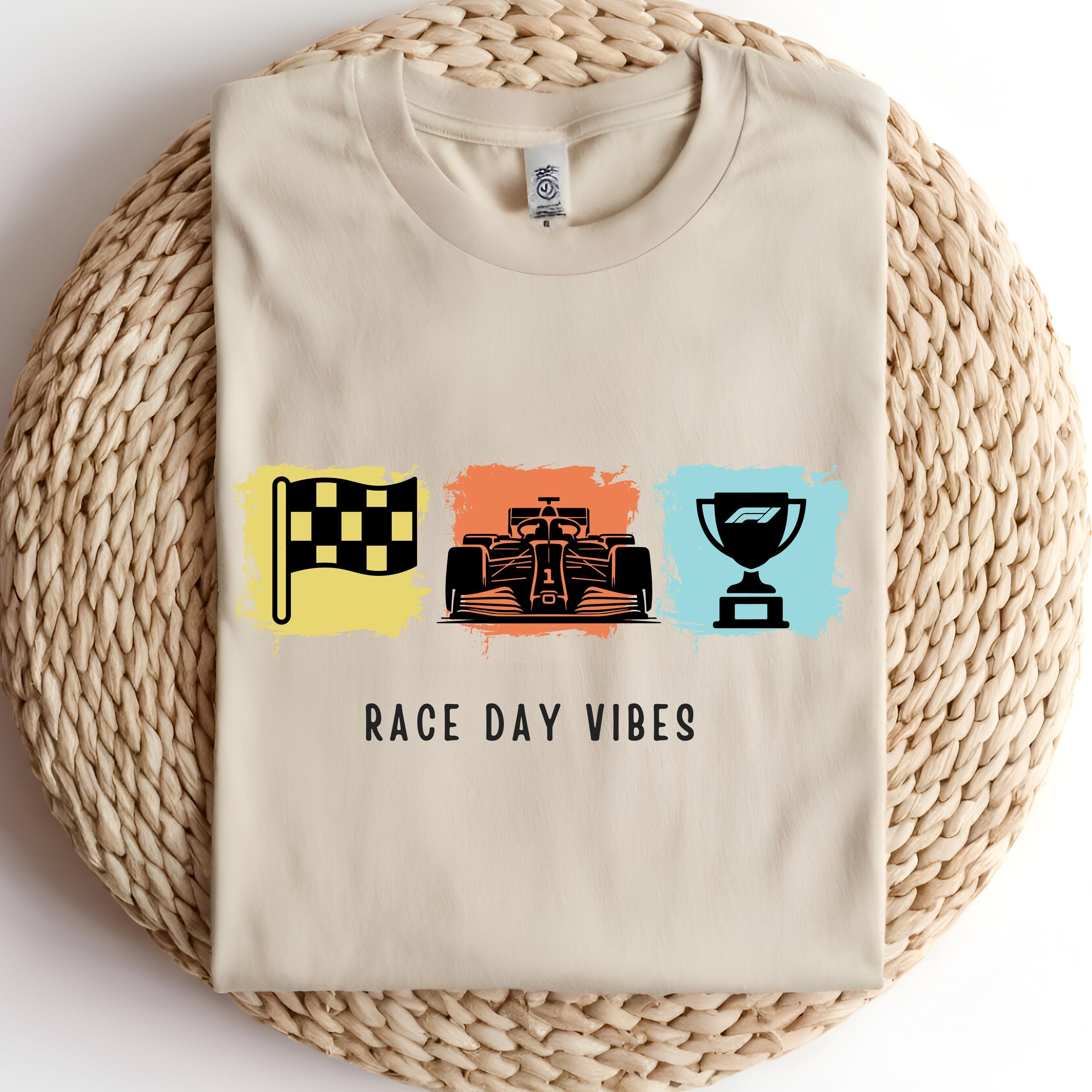 F1 Race Day T-Shirt: Checkered Flag Motorsport Fan Tee