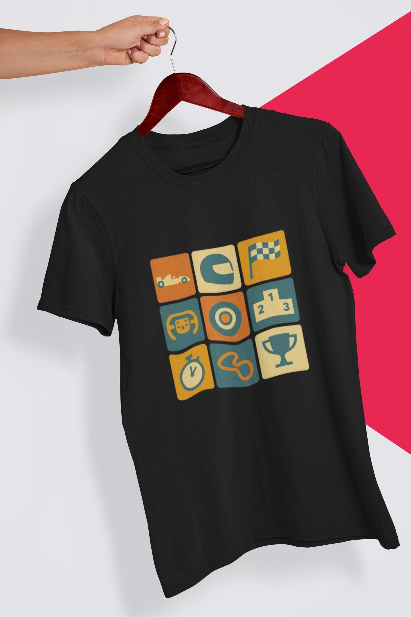 Retro Formula  Racing Icons T-Shirt: Vintage Motorsport Tee