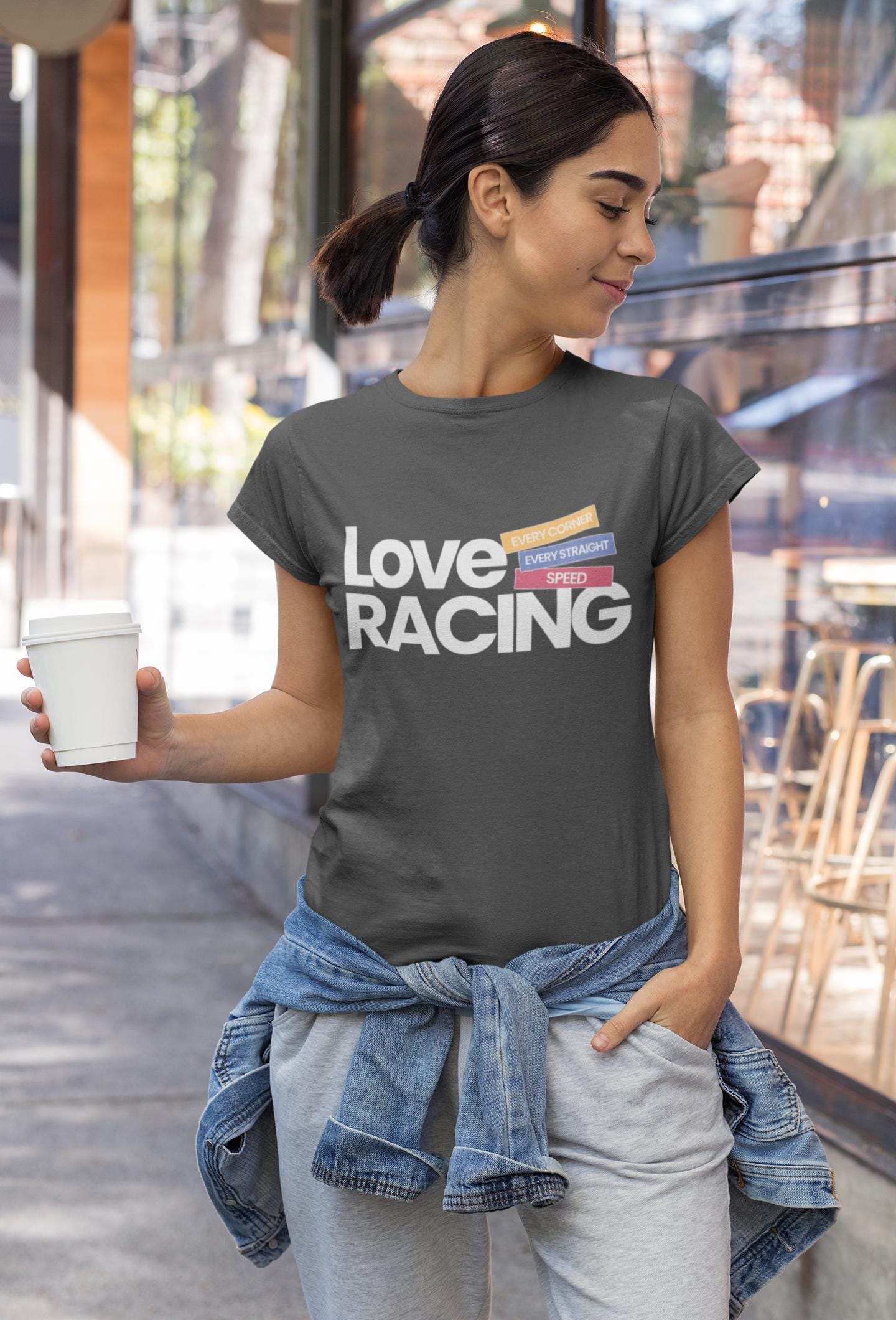 Love Racing T-Shirt:  Formula Race Fan Apparel