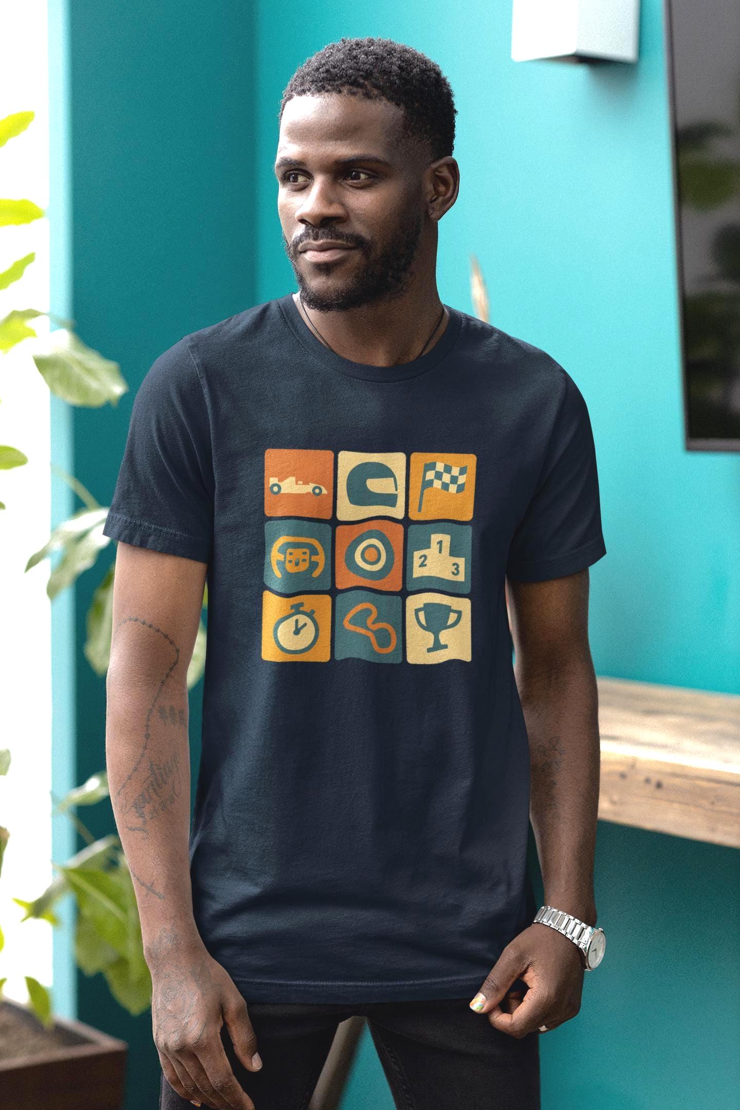 Retro Formula  Racing Icons T-Shirt: Vintage Motorsport Tee