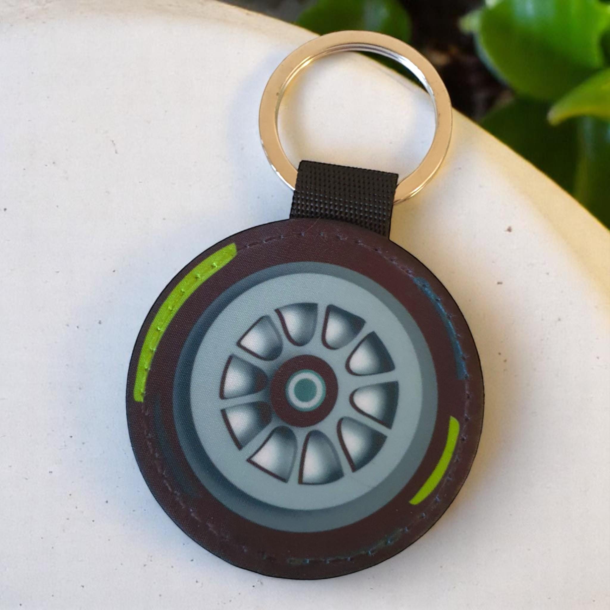 Tyre Keychain: Racing Car Lover Gift