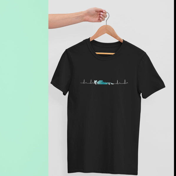 Formula Heartbeat T-Shirt: Formula Racing Car Tee
