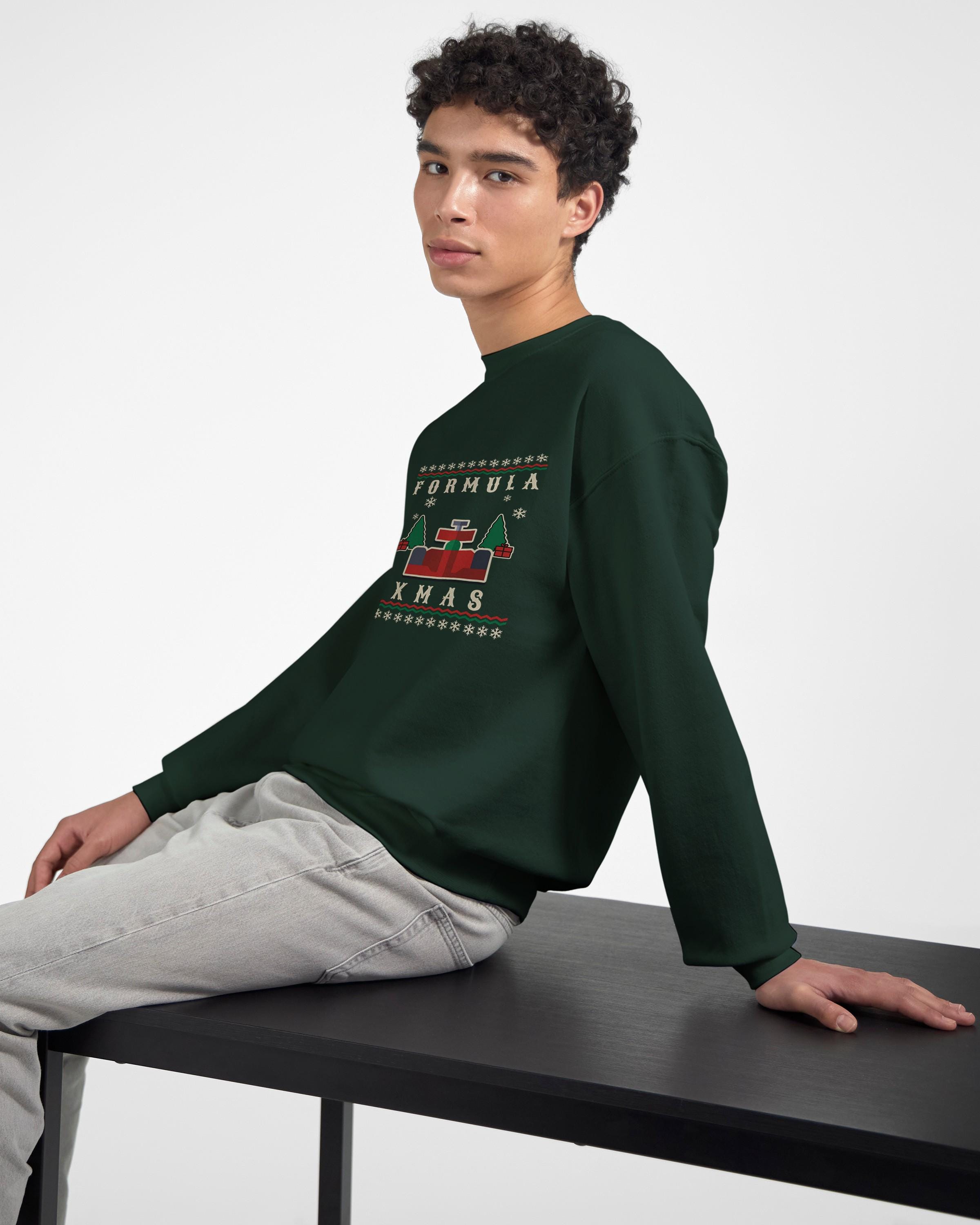 Formula Car Christmas Sweatshirt: Formula Xmas Pullover for Racing Fans
