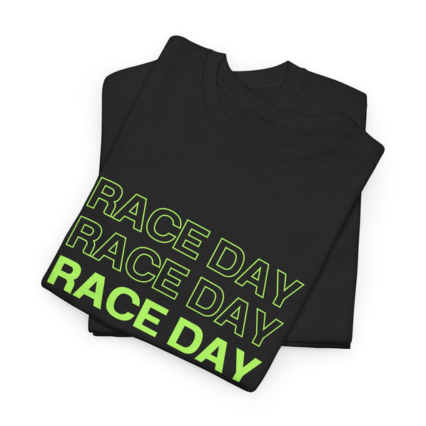 Race Day T-Shirt: Neon Motorsport Tee for F1 Fans
