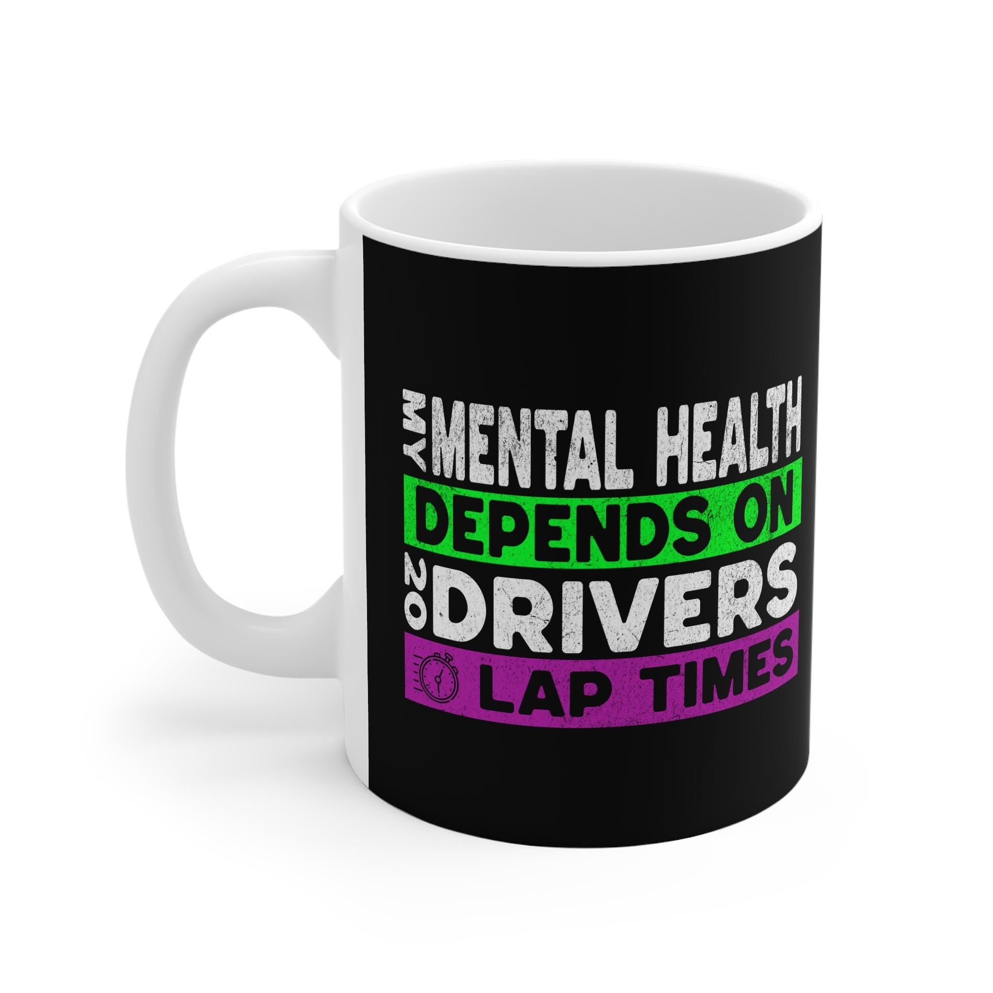 Motorsport Mental Health Mug: Racing Fan Coffee Cup