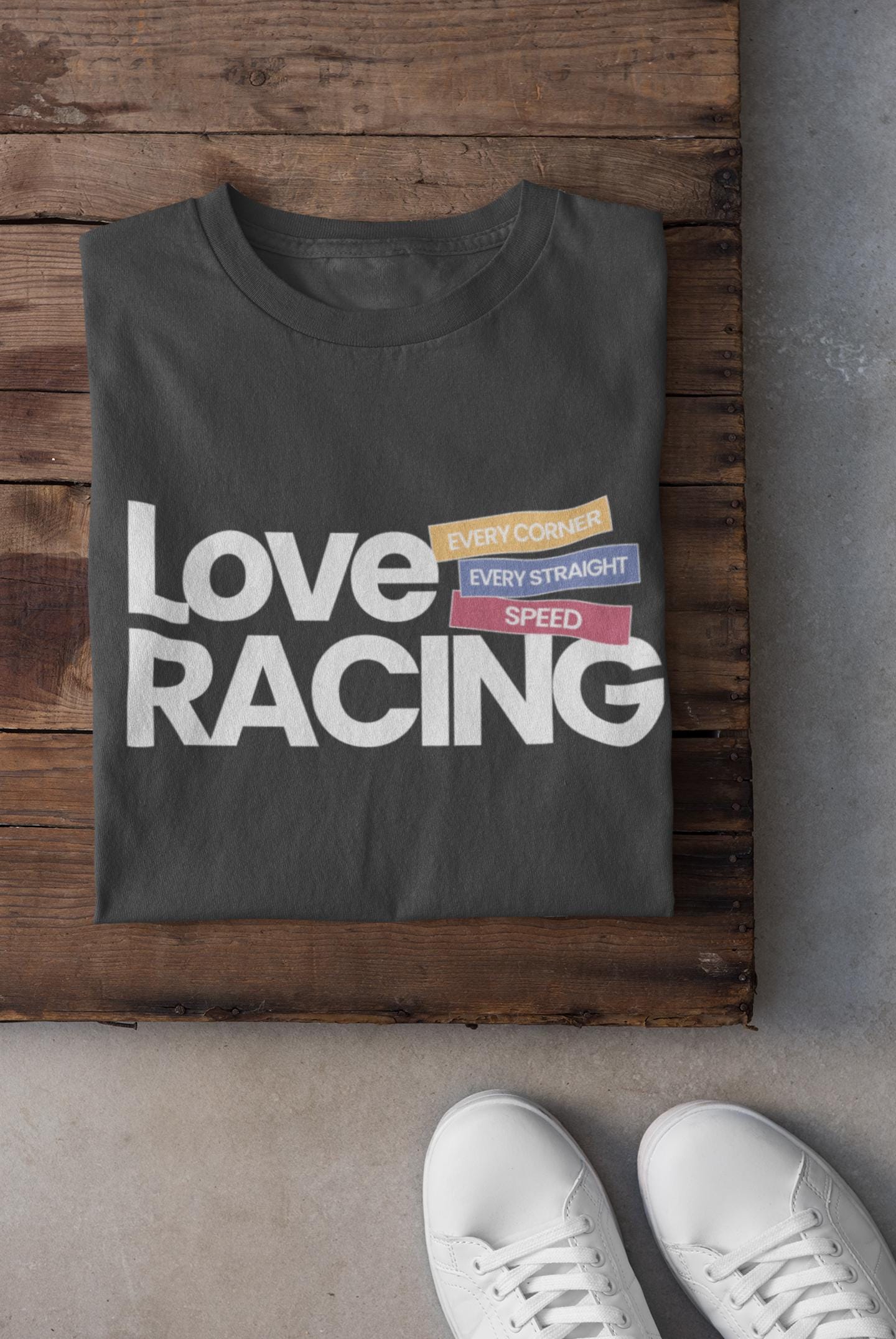 Love Racing T-Shirt:  Formula Race Fan Apparel