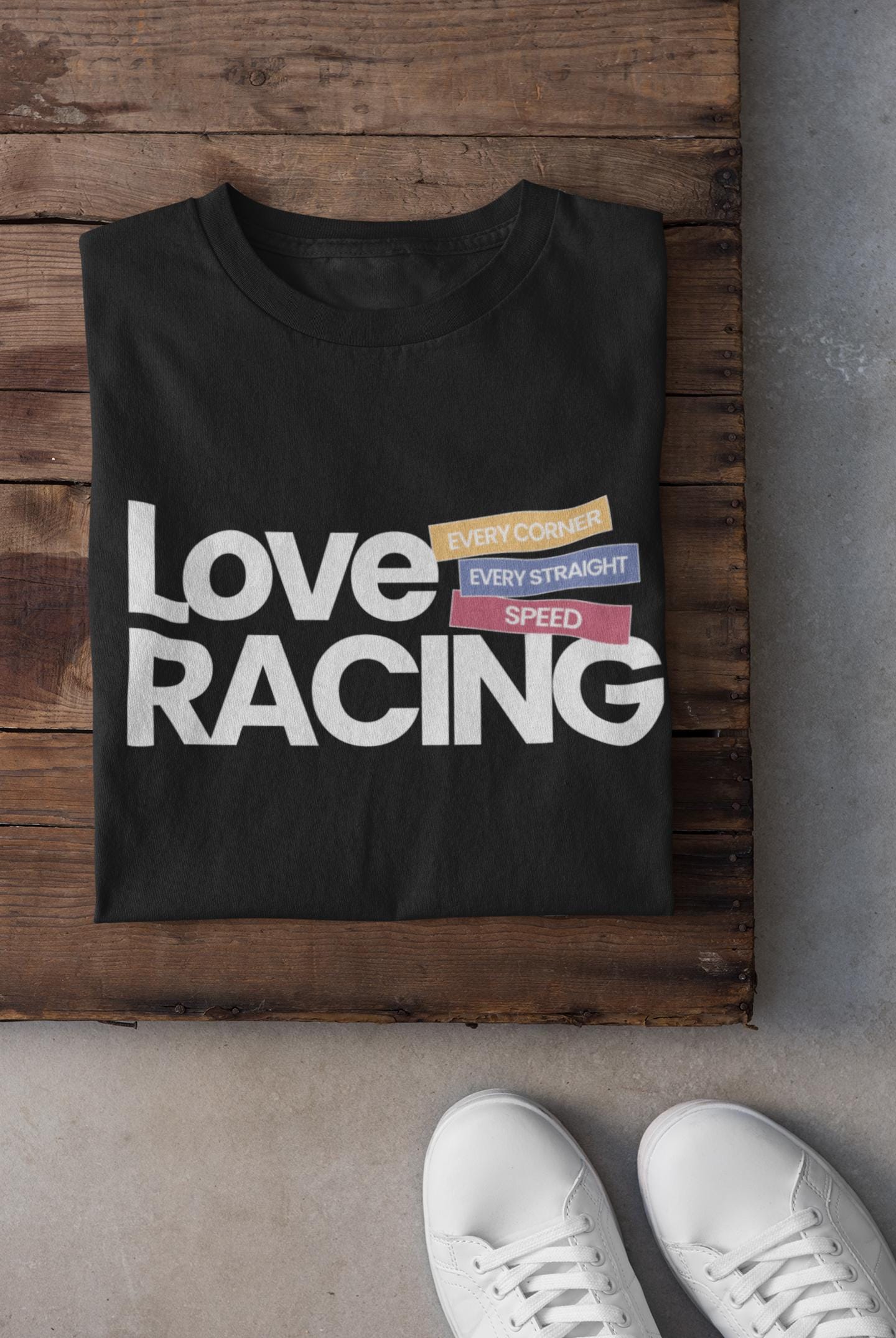 Love Racing T-Shirt:  Formula Race Fan Apparel