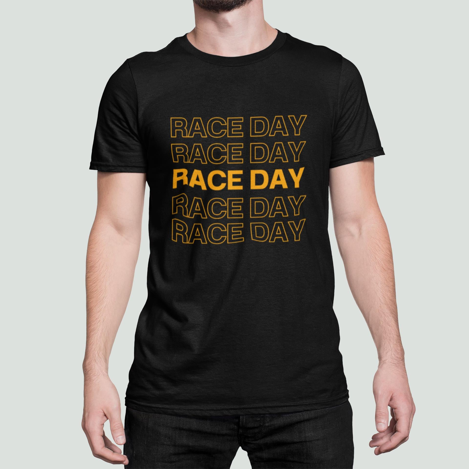 Race Day T-Shirt: Neon Motorsport Tee for F1 Fans