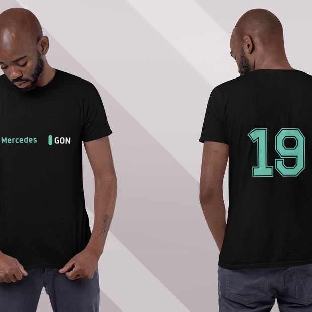 Personalized  Racing Team T-Shirt: Custom Name & Number, Racing Gift