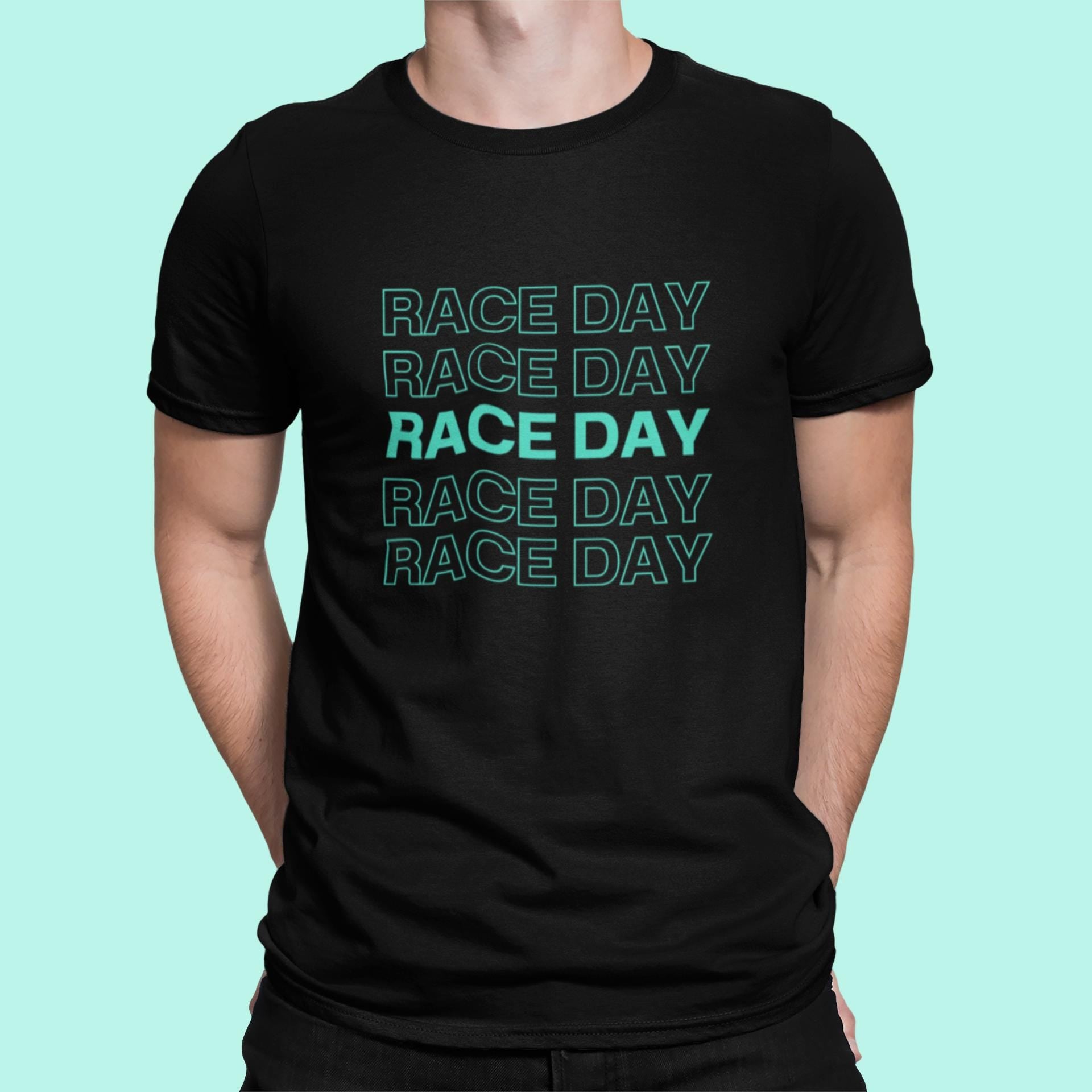 Race Day T-Shirt: Neon Motorsport Tee for F1 Fans