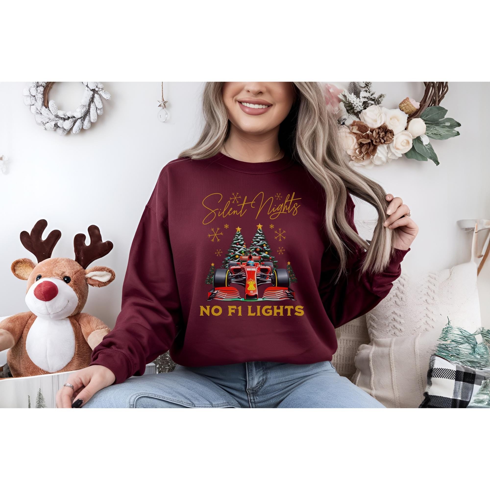 Formula Christmas Sweatshirt: Festive Motorsport Jumper