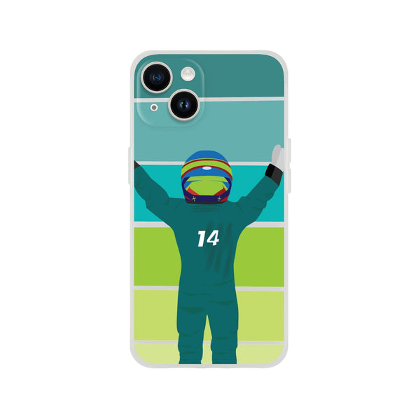 Green and Blue  Racing Victory Phone Case