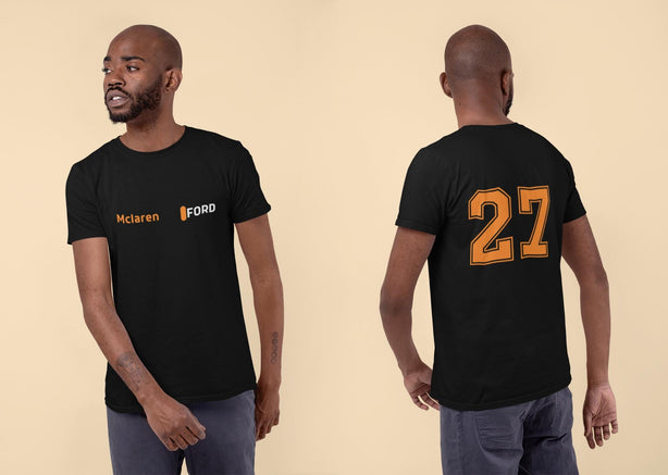 Personalized F1 Team T-Shirt: Custom Name & Number, Racing Gift