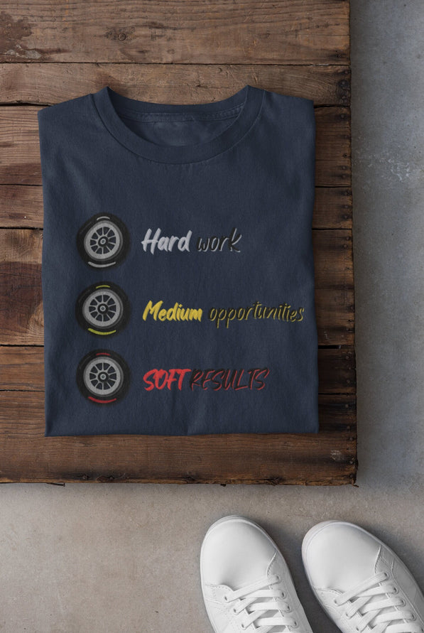 F1 Tyre Racing T-Shirt: Formula One Motorsport Tee