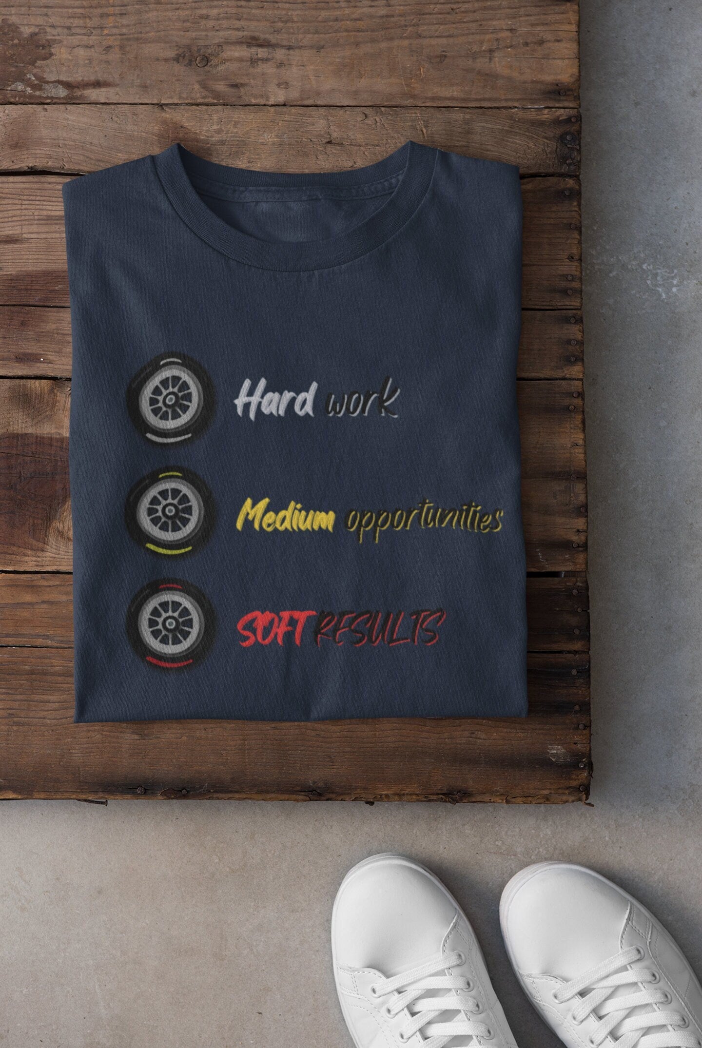 F1 Tyre Racing T-Shirt: Formula One Motorsport Tee