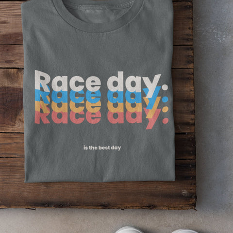 Race Day Graphic Tee: Colourful Motorsport Formula Shirt