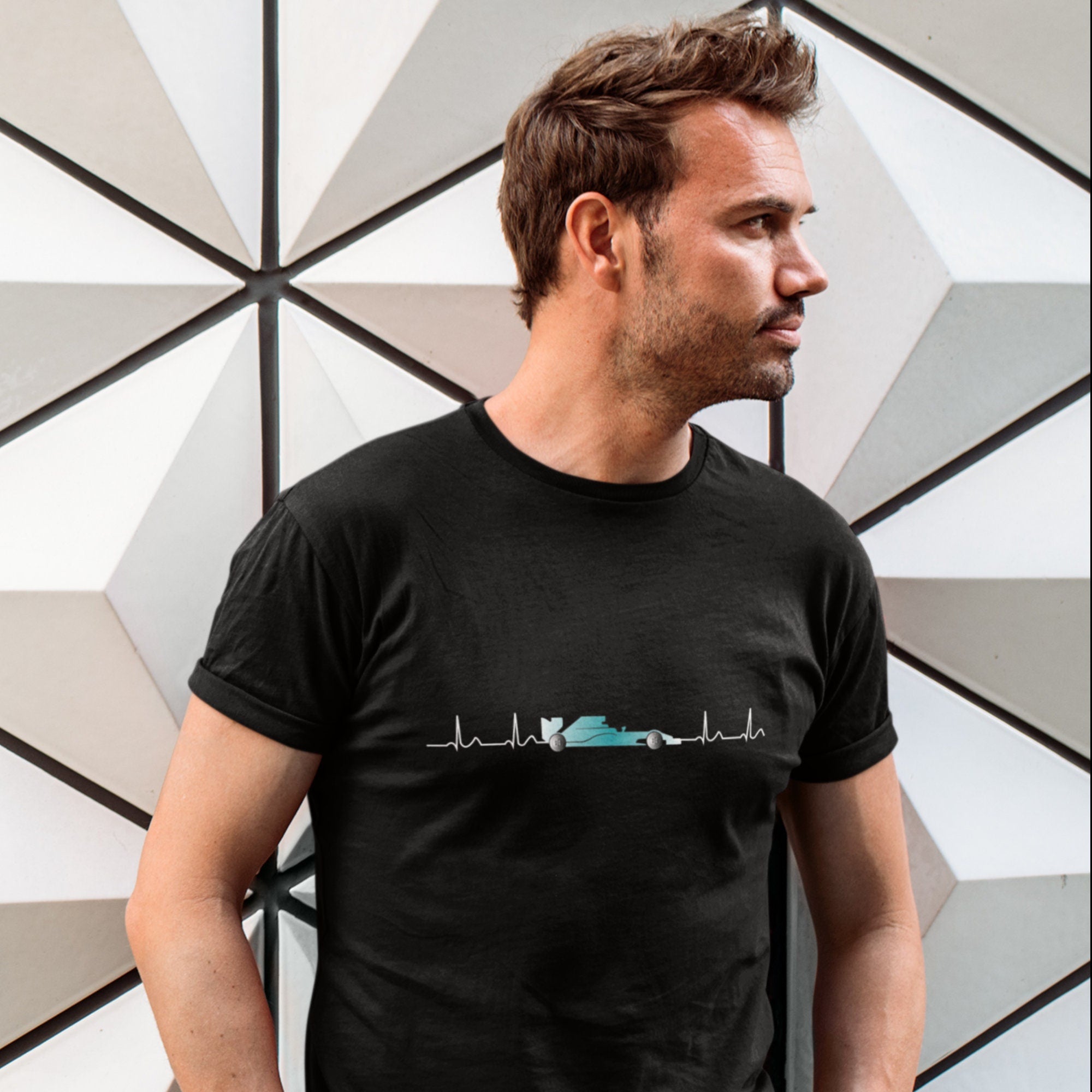 Formula Heartbeat T-Shirt: Formula Racing Car Tee