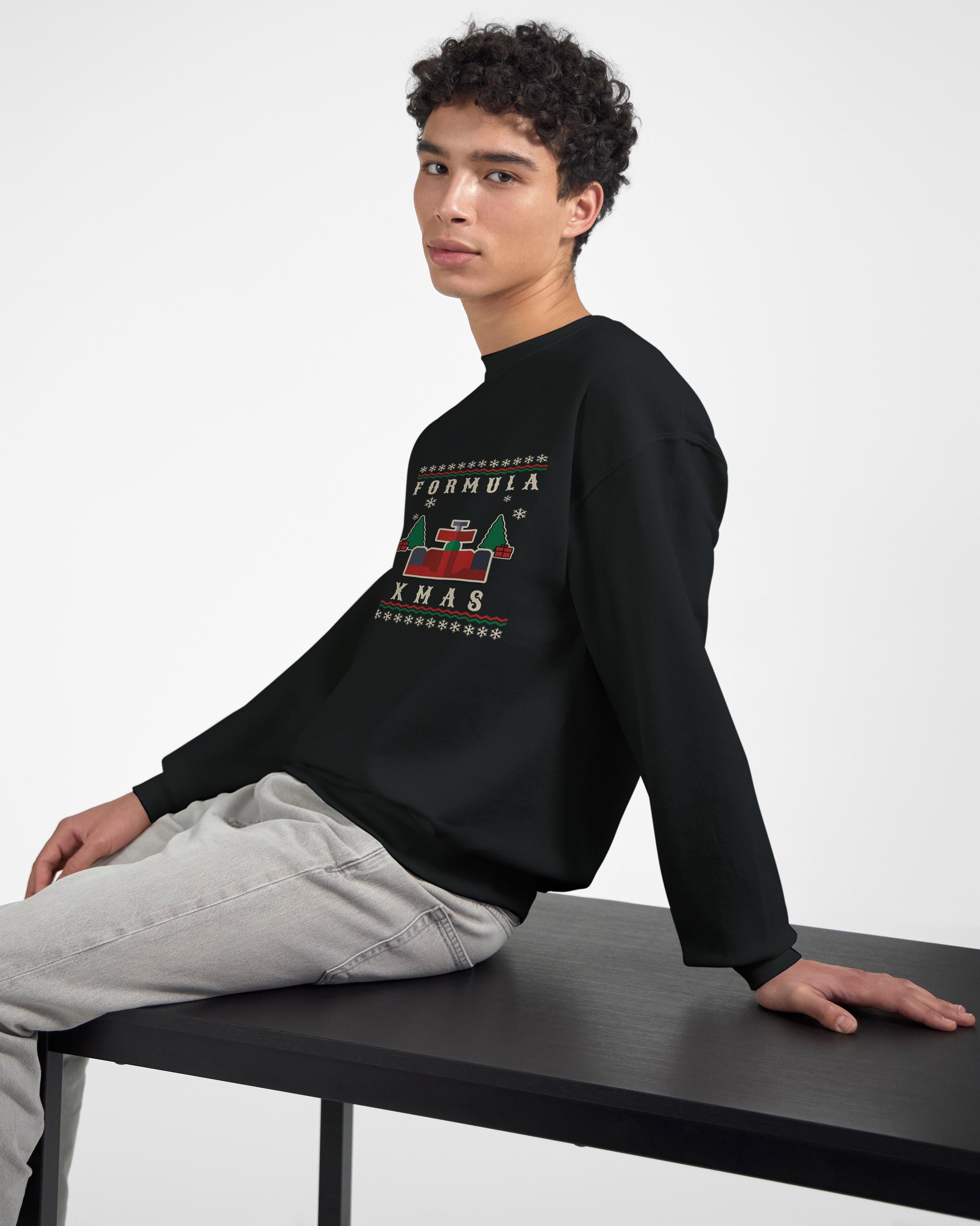 Formula Car Christmas Sweatshirt: Formula Xmas Pullover for Racing Fans