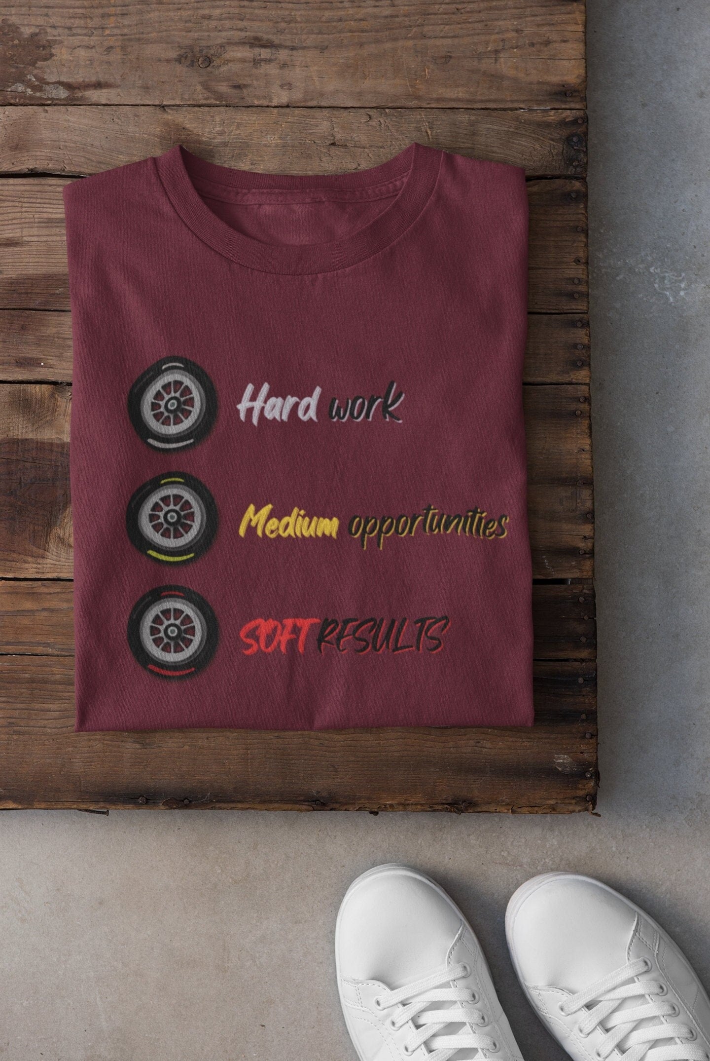 F1 Tyre Racing T-Shirt: Formula One Motorsport Tee