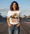 Papaya Rules Formula Racing Graphic Tee: Retro Motorsport Unisex Shirt