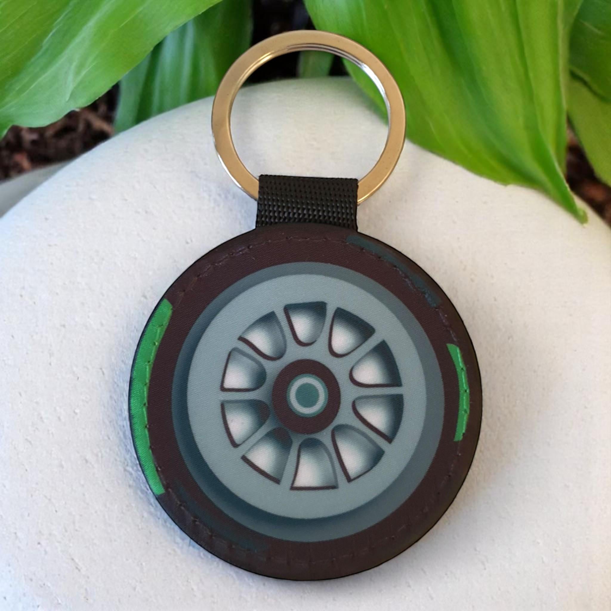 Tyre Keychain: Racing Car Lover Gift
