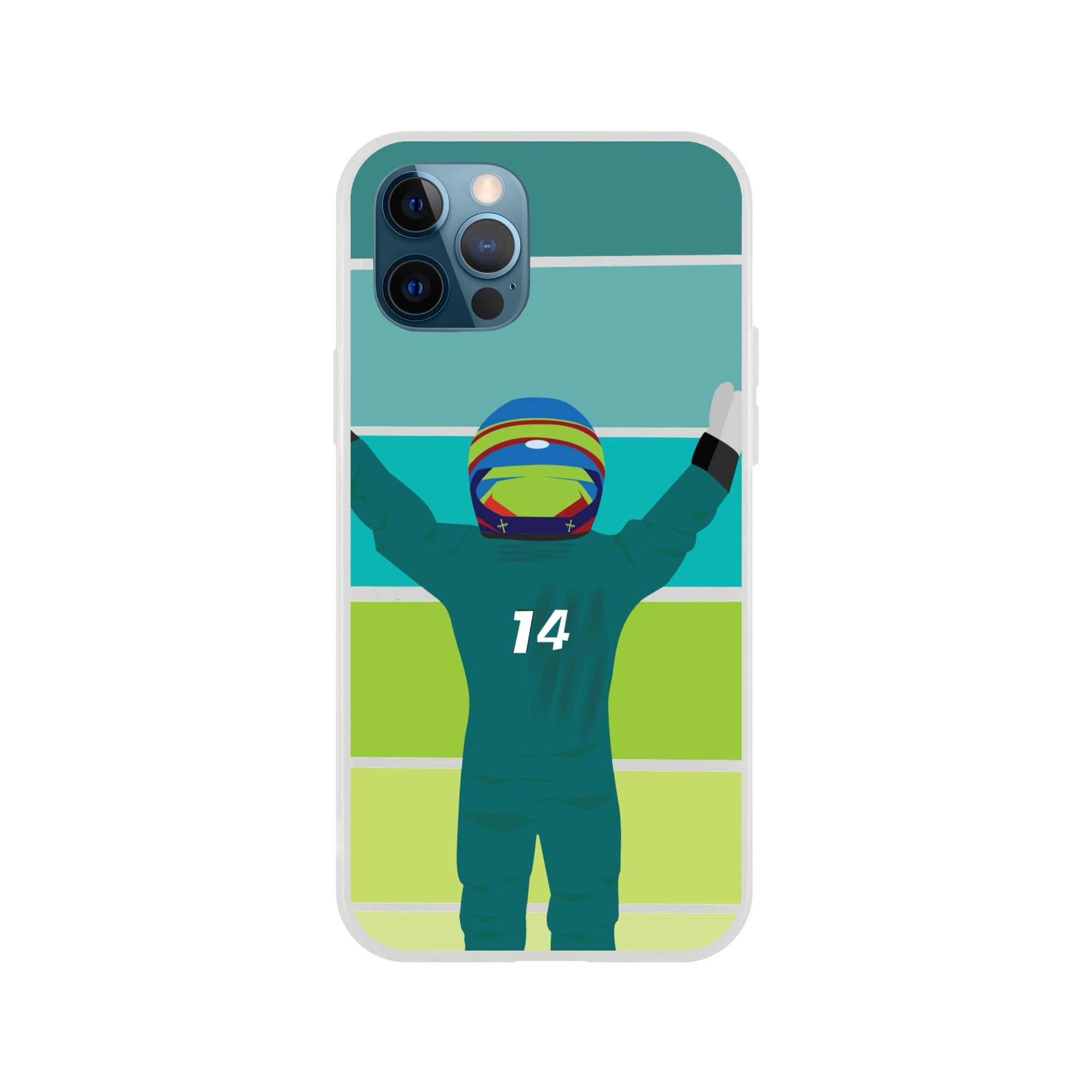 Green and Blue  Racing Victory Phone Case
