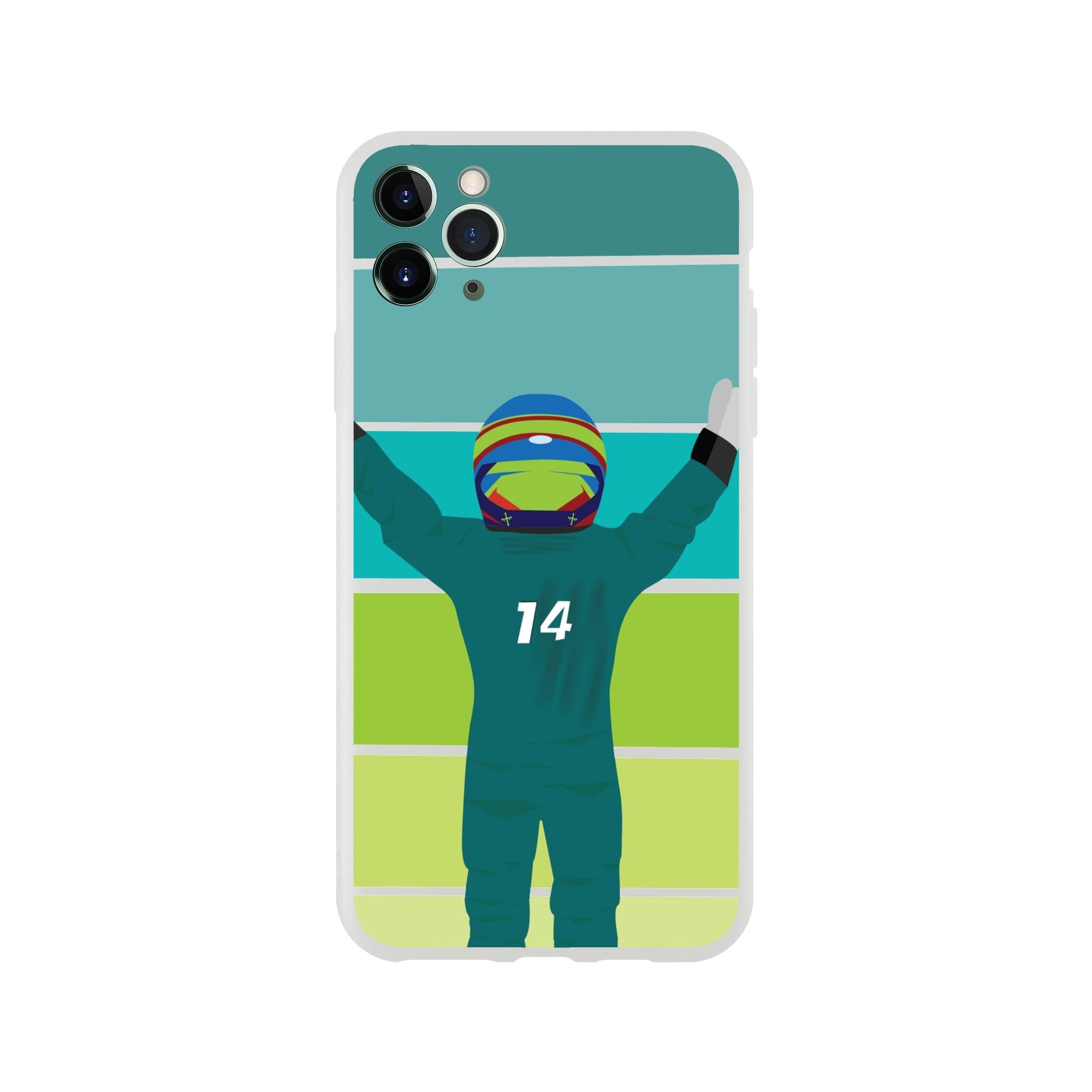 Green and Blue  Racing Victory Phone Case