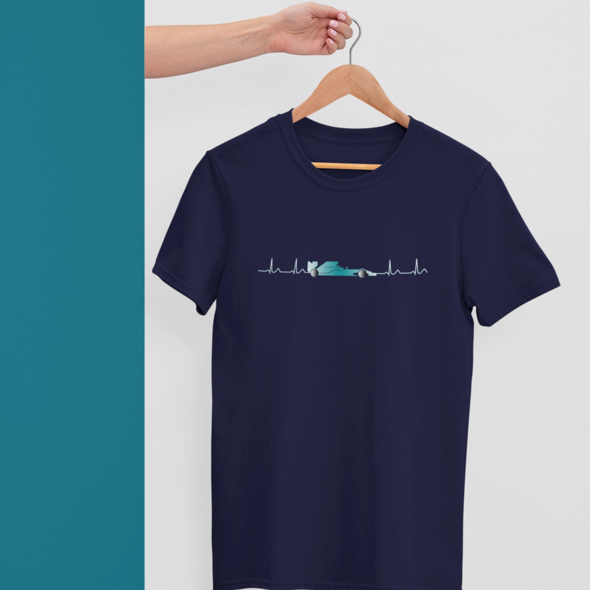 Formula Heartbeat T-Shirt: Formula Racing Car Tee
