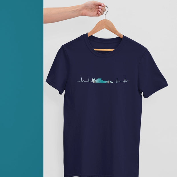 Formula Heartbeat T-Shirt: Formula Racing Car Tee