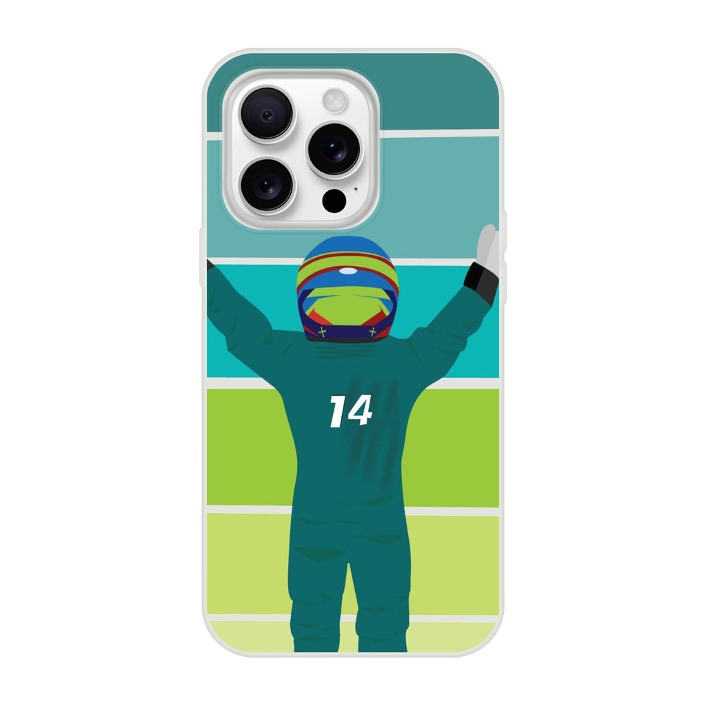 Green and Blue  Racing Victory Phone Case