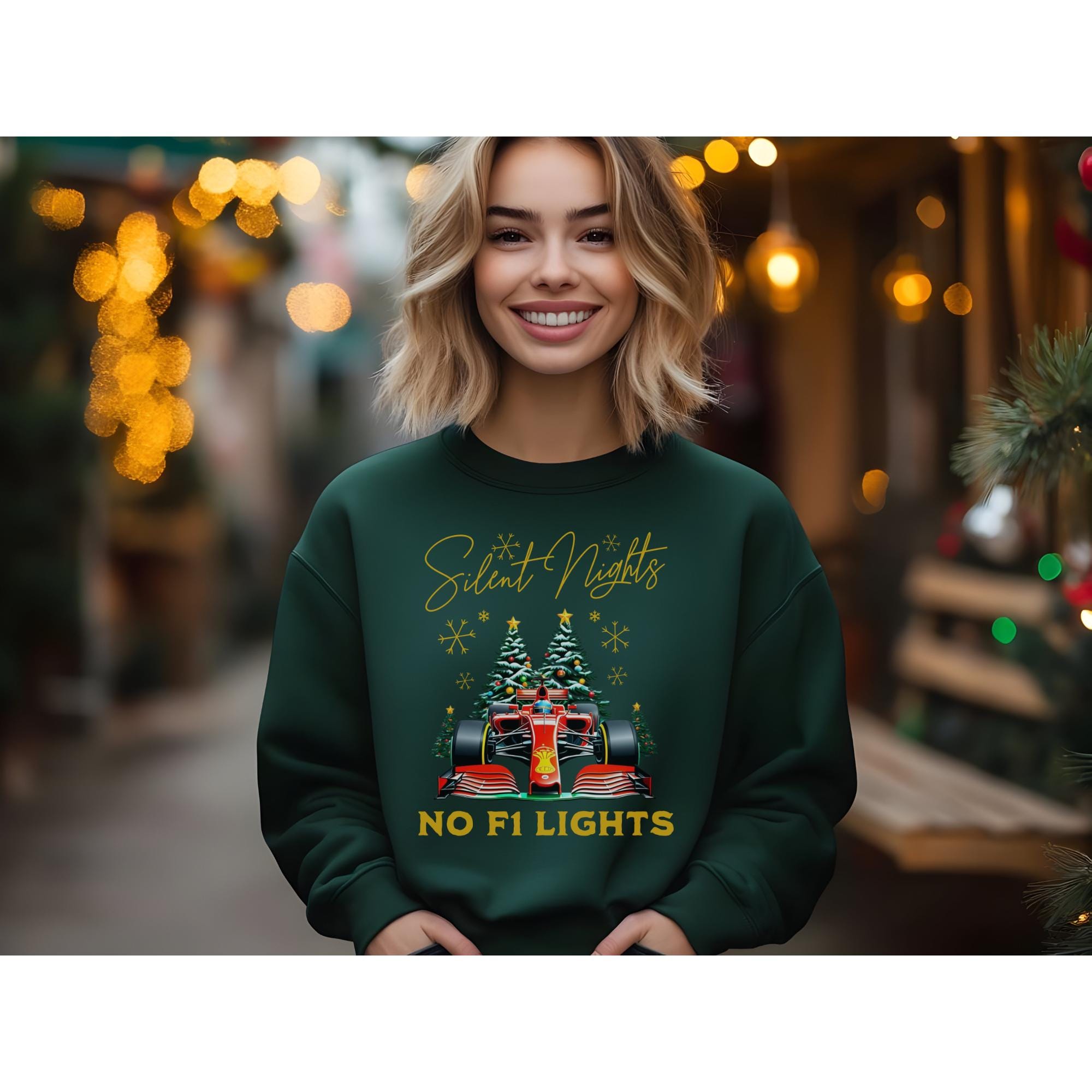 Formula Christmas Sweatshirt: Festive Motorsport Jumper