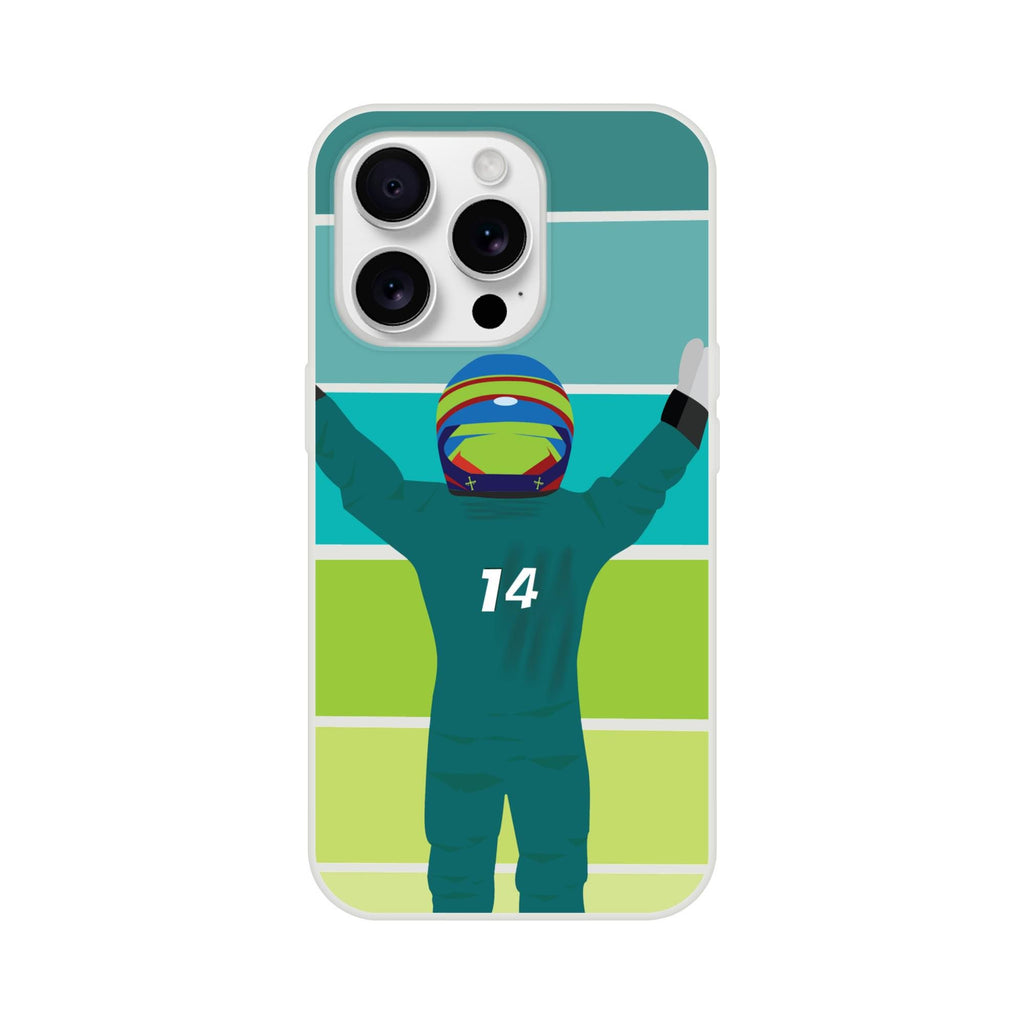 Green and Blue  Racing Victory Phone Case