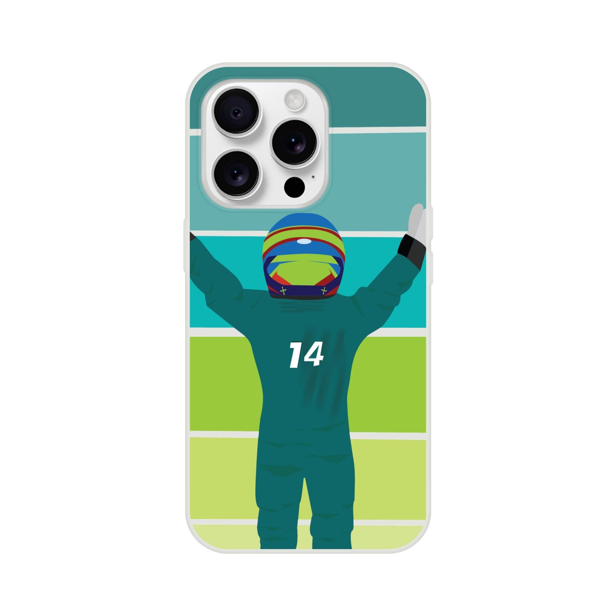 Green and Blue  Racing Victory Phone Case
