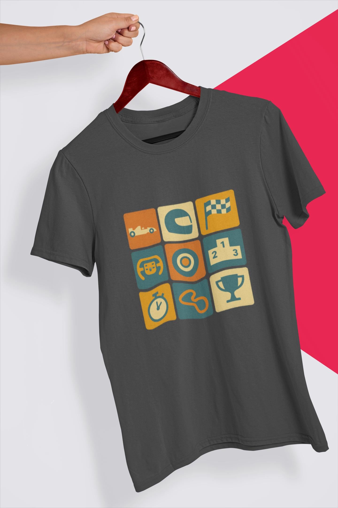 Retro Formula  Racing Icons T-Shirt: Vintage Motorsport Tee