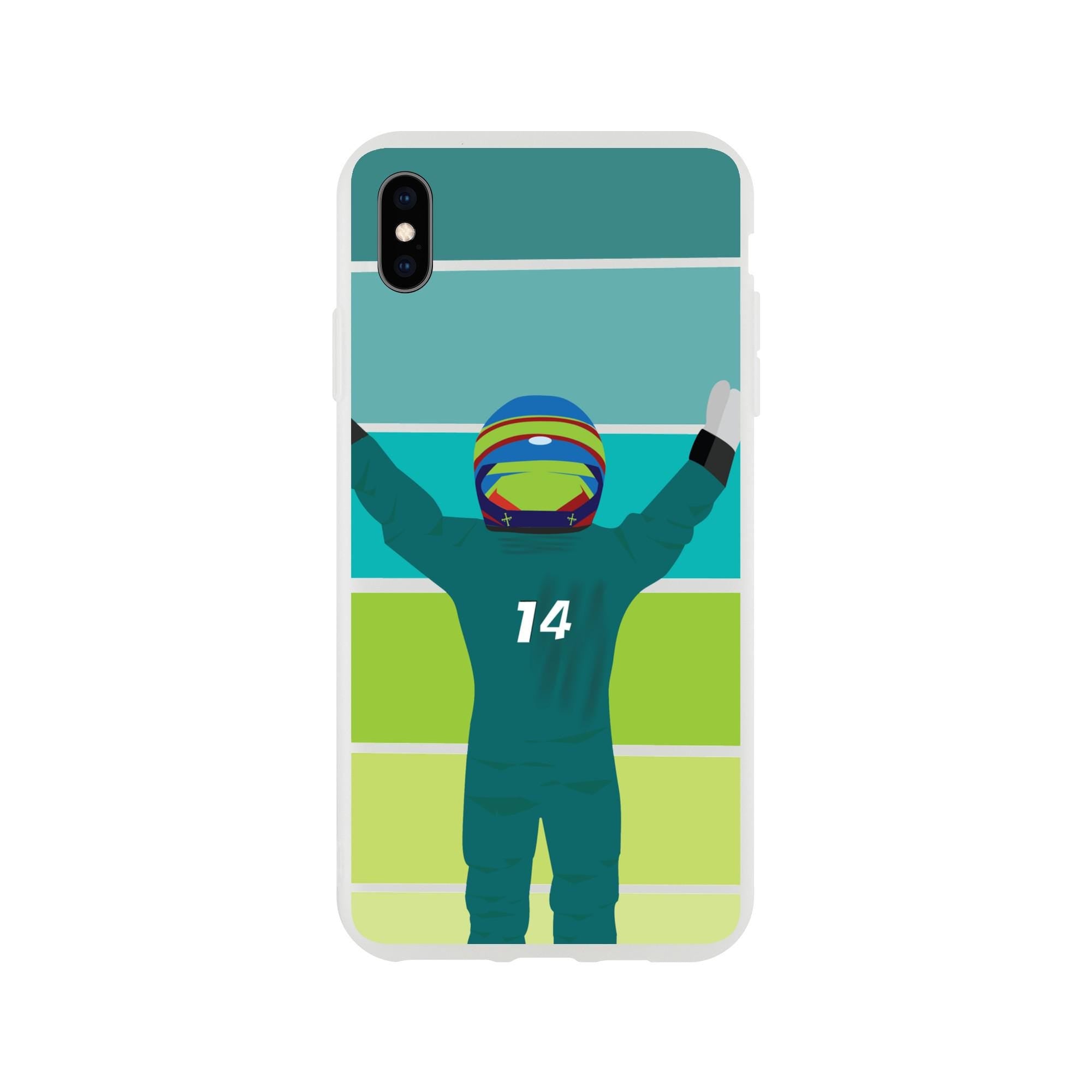 Green and Blue  Racing Victory Phone Case