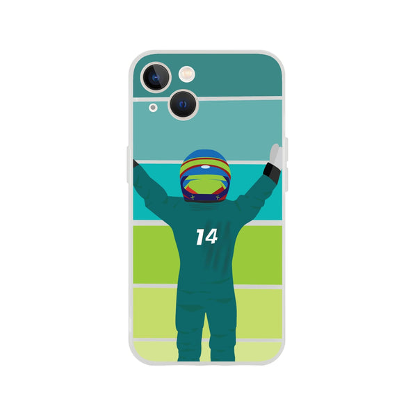 Green and Blue  Racing Victory Phone Case