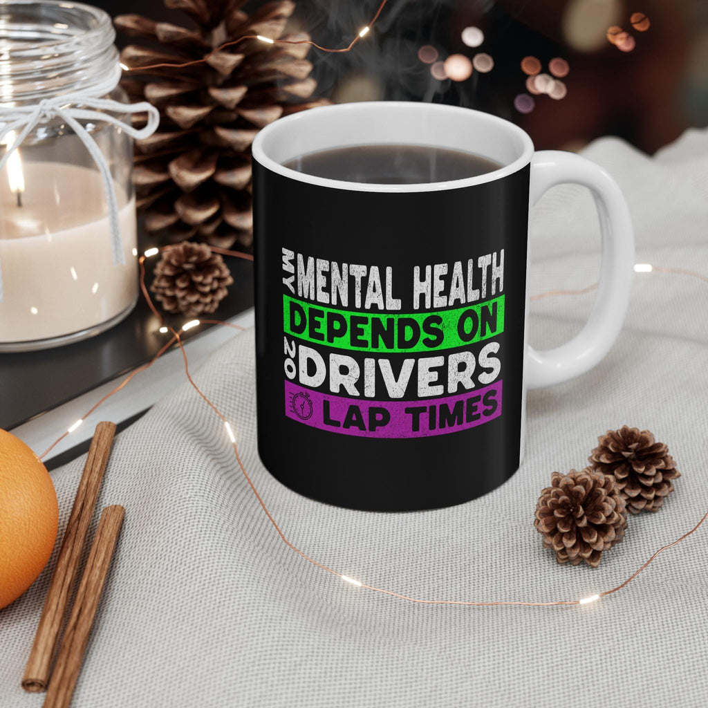 Motorsport Mental Health Mug: Racing Fan Coffee Cup