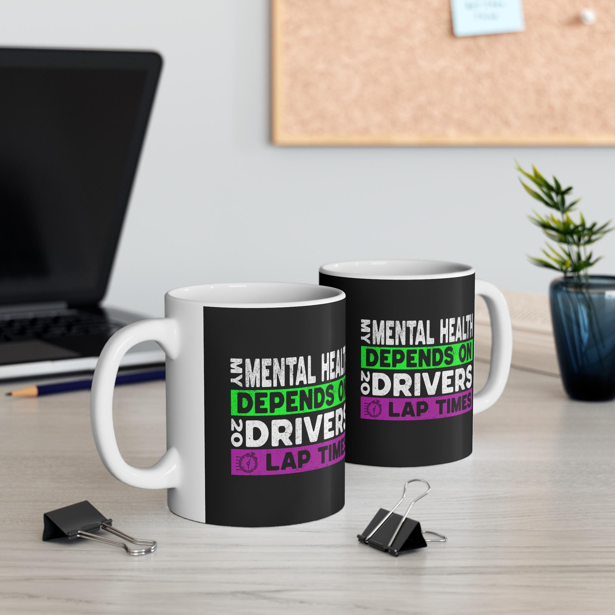 Motorsport Mental Health Mug: Racing Fan Coffee Cup