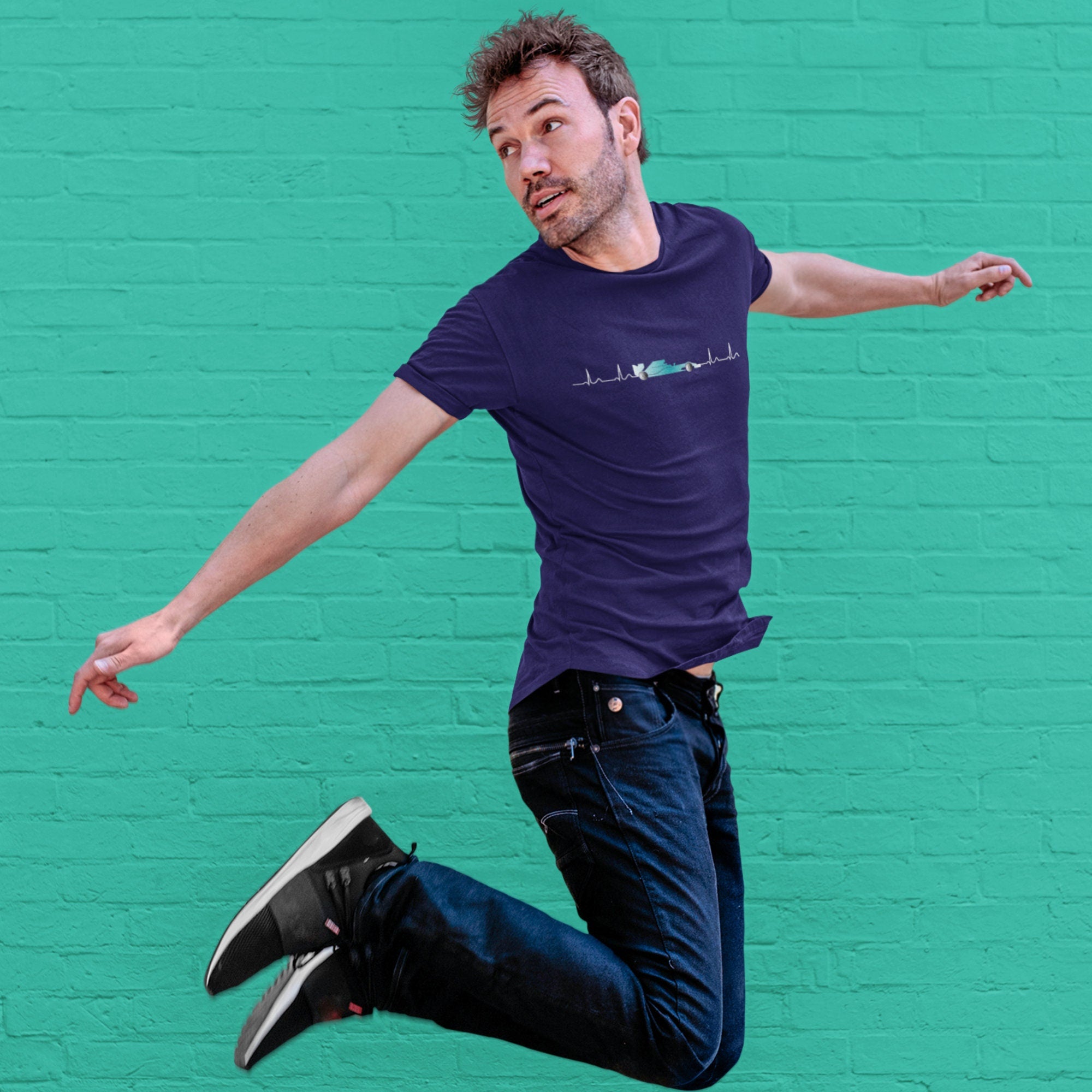 Formula Heartbeat T-Shirt: Formula Racing Car Tee