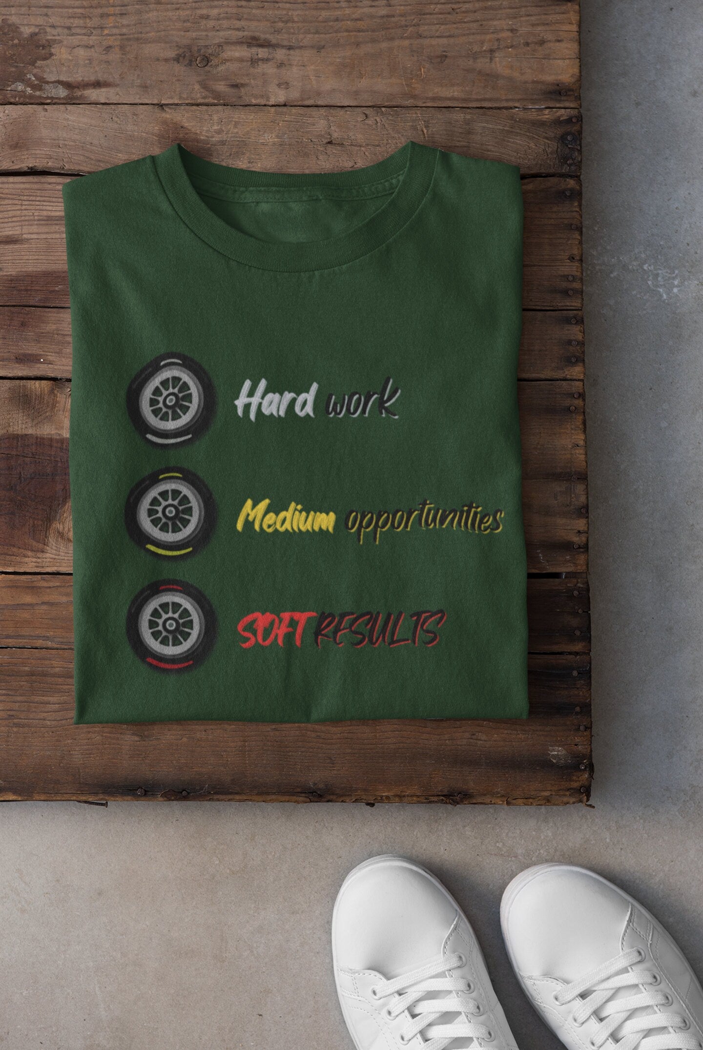F1 Tyre Racing T-Shirt: Formula One Motorsport Tee
