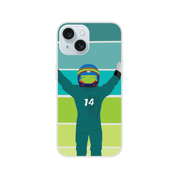 Green and Blue  Racing Victory Phone Case
