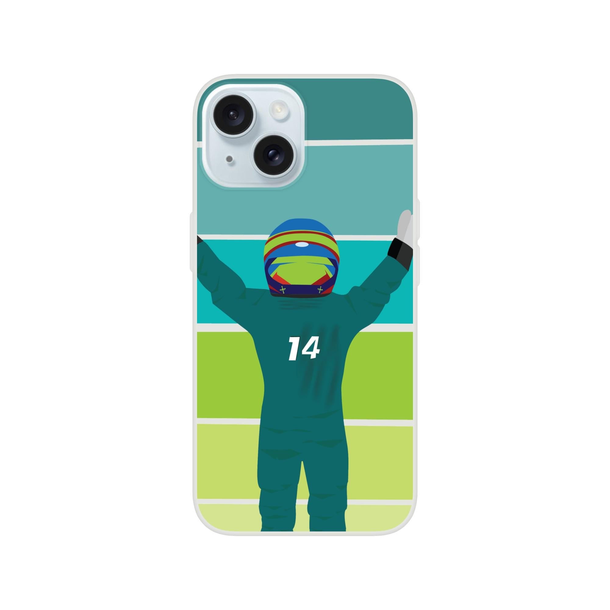 Green and Blue  Racing Victory Phone Case