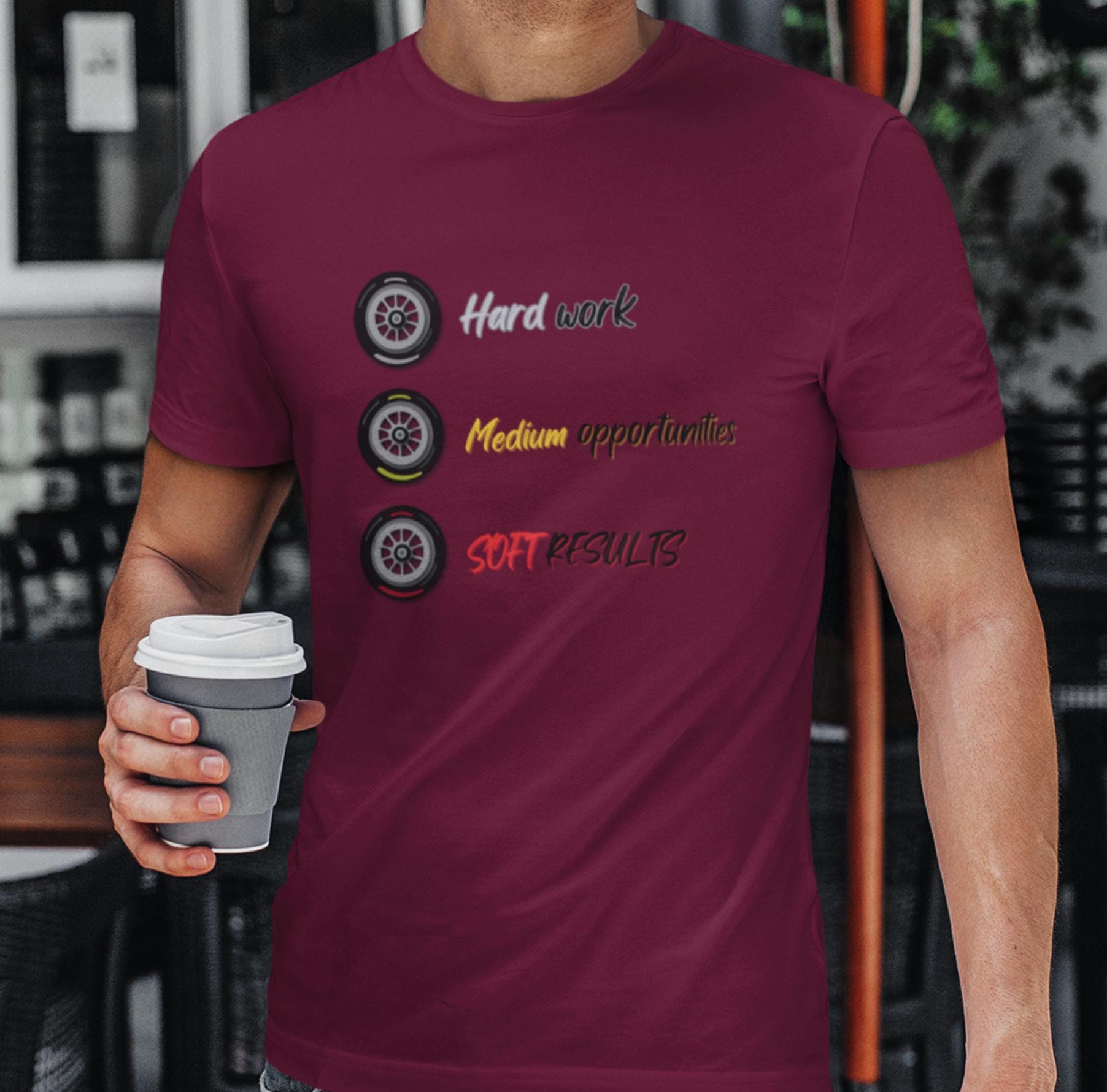 F1 Tyre Racing T-Shirt: Formula One Motorsport Tee