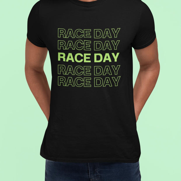 Race Day T-Shirt: Neon Motorsport Tee for F1 Fans