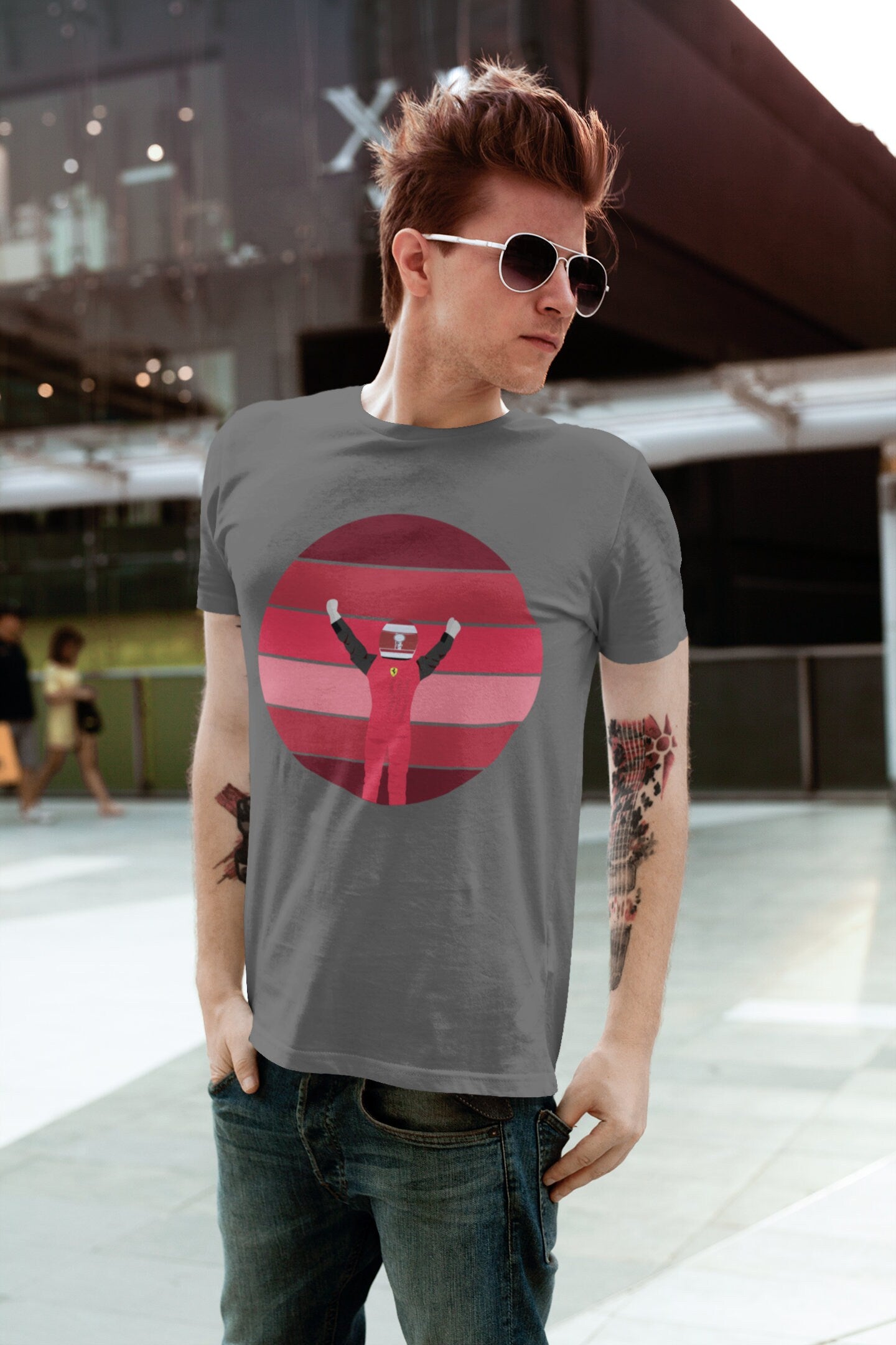 Red Driver Victory Racing Shirt: Formula Fan Gift