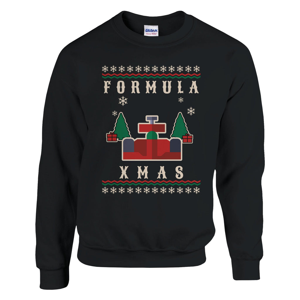Formula Car Christmas Sweatshirt: Formula Xmas Pullover for Racing Fans