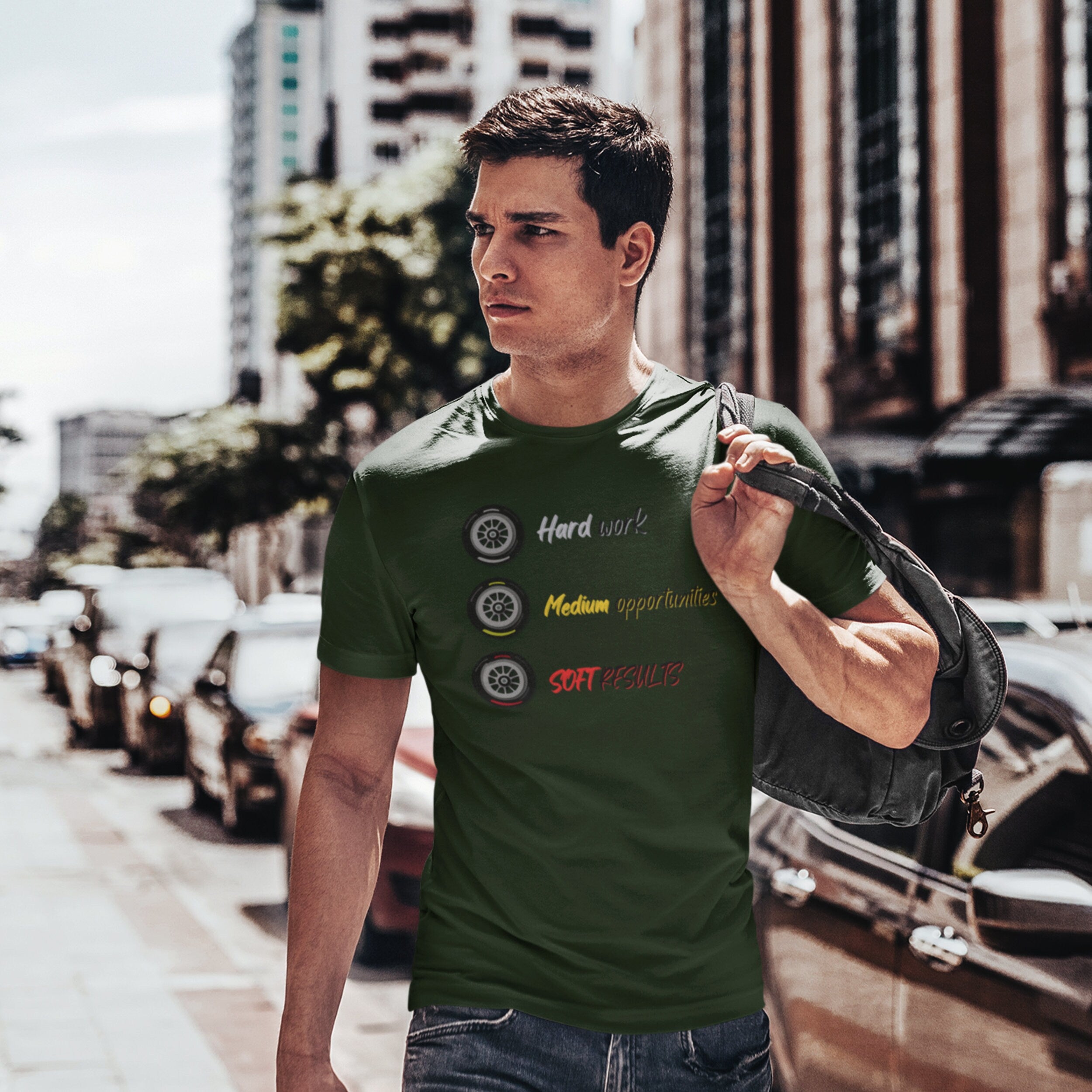 F1 Tyre Racing T-Shirt: Formula One Motorsport Tee