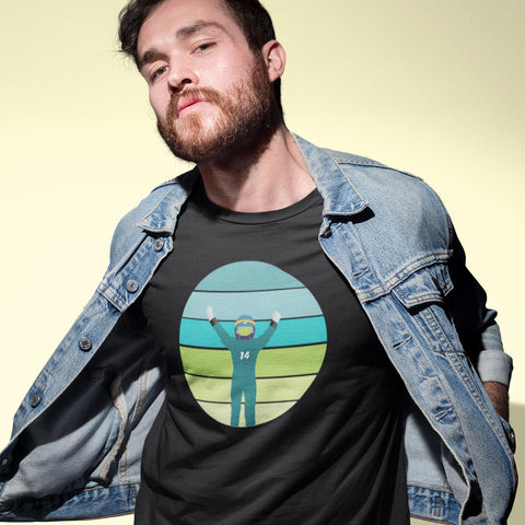 Fernando Retro Motorsport Driver Celebration Tee – F1 Inspired Shirt