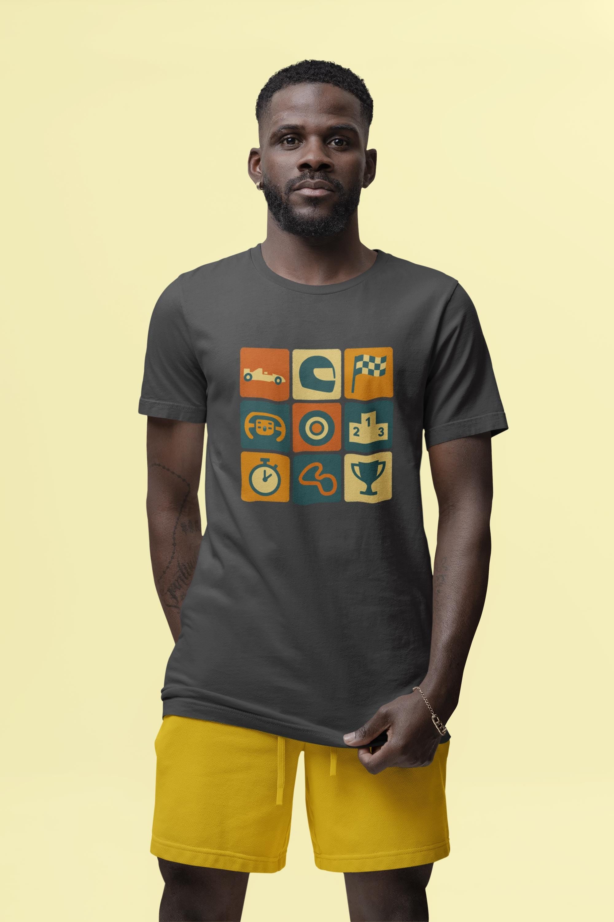 Retro Formula  Racing Icons T-Shirt: Vintage Motorsport Tee