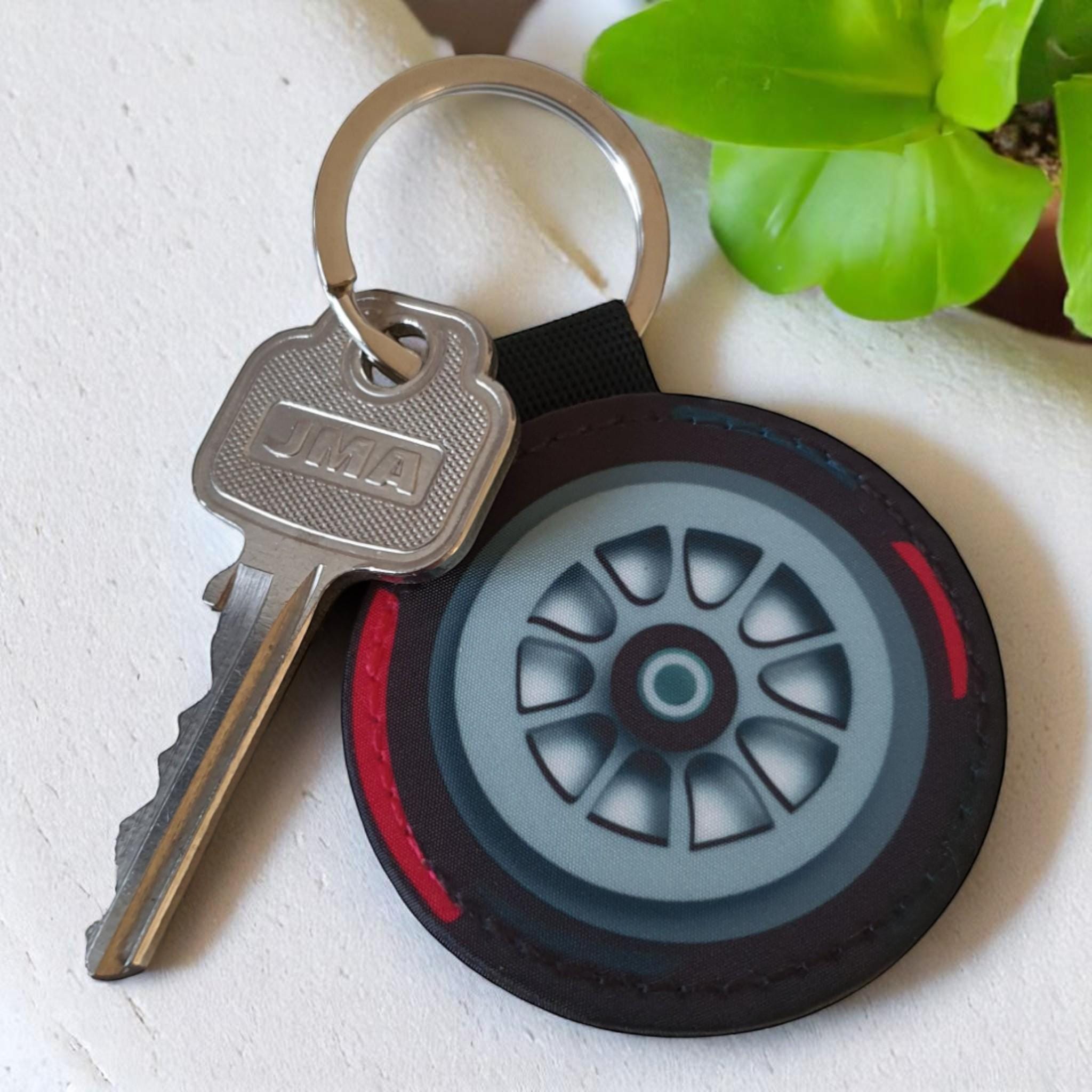 Tyre Keychain: Racing Car Lover Gift